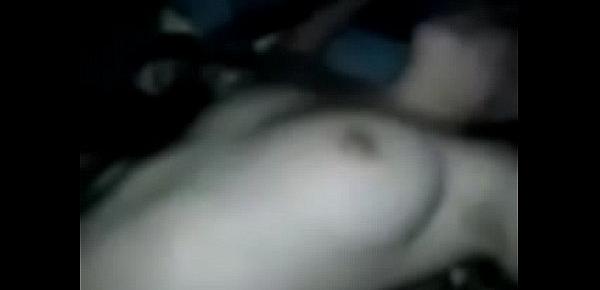  Huge breasted girl fucked on mobile phone camera